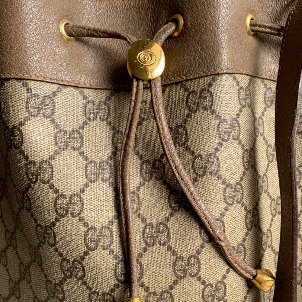 FIRM Authentic Gucci GG Vintage Supreme Ophidia Bucket - Picture 14 of 16